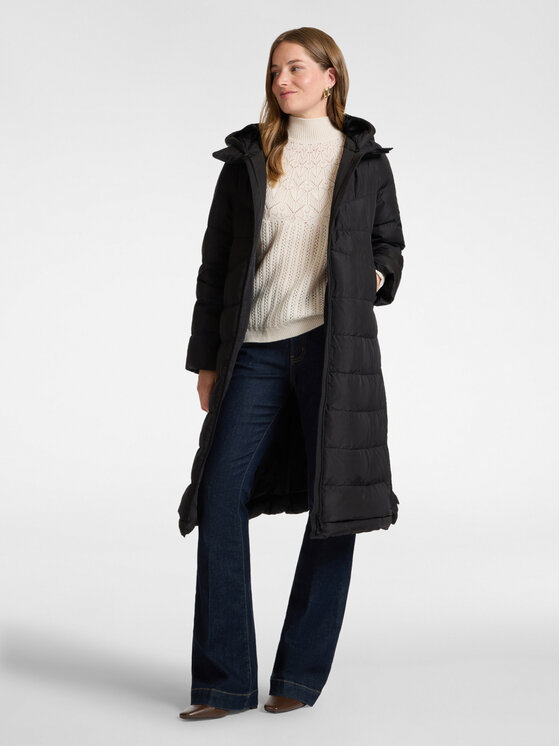 Elena Mirò Elena Mirò Kurtka puchowa F812P000234N033 Czarny Regular Fit