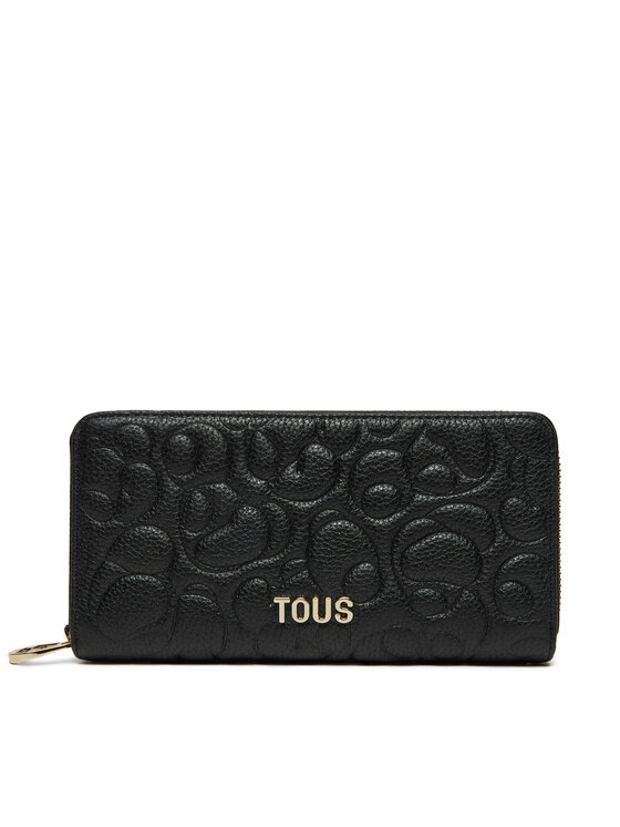 TOUS TOUS Голям дамски портфейл Greta 2002021151 Черен