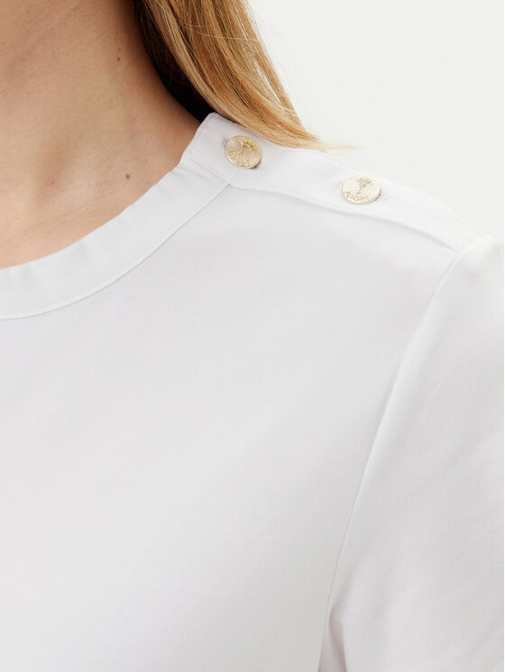 JOOP! JOOP! Тишърт 58 252JE58Tama 30046206 Бял Regular Fit