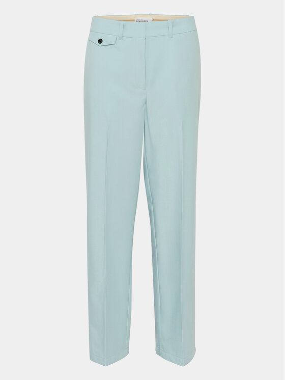 Karen by Simonsen Karen by Simonsen Pantaloni di tessuto Malissa 10104795 Blu Straight Fit