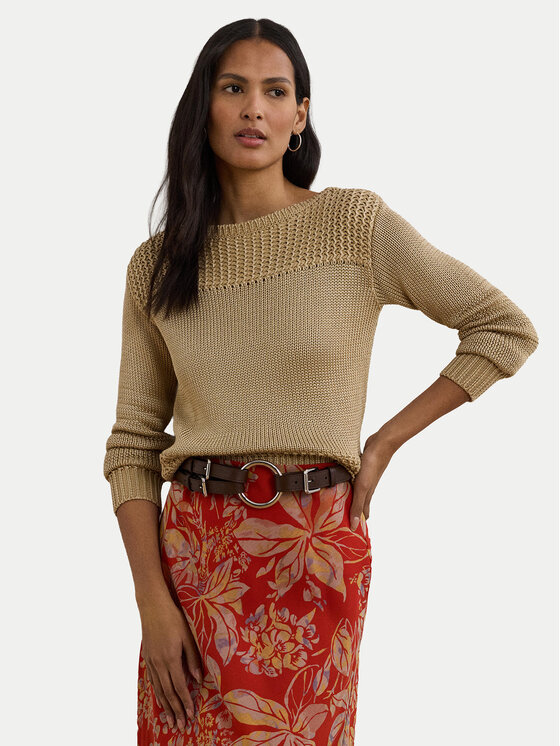 LAUREN RALPH LAUREN LAUREN RALPH LAUREN Svetr 200909317005 Béžová Relaxed Fit