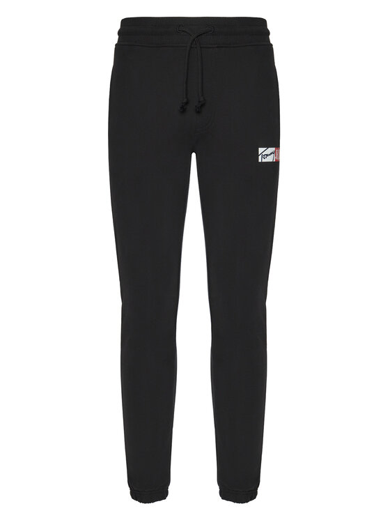 Tommy Jeans Tommy Jeans Sportinės kelnės Entry DM0DM20277 Juoda Slim Fit