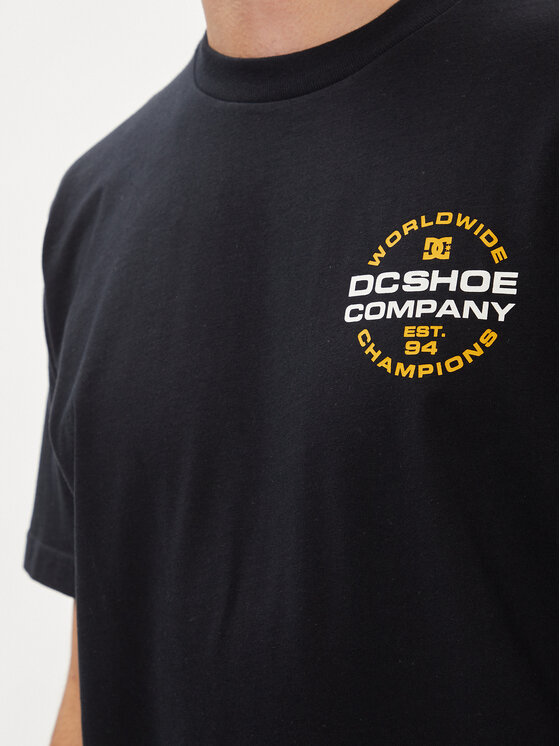 DC DC Футболка Eurostep Hss ADYZT05362 Чорний Regular Fit