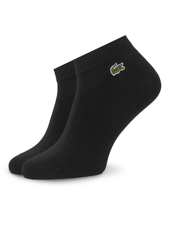 Lacoste Lacoste Unisex trumpų kojinių komplektas (3 poros) RA2917 Juoda