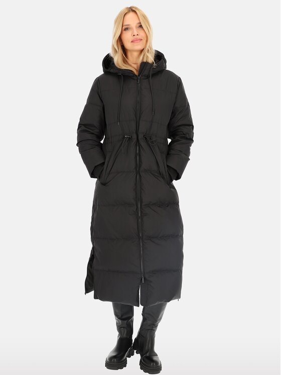 Perso Perso Kurtka damska BLH241008FX Czarny Regular Fit