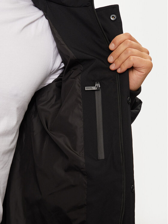 KARL LAGERFELD KARL LAGERFELD Pernata jakna 505035 544586 Crna Regular Fit