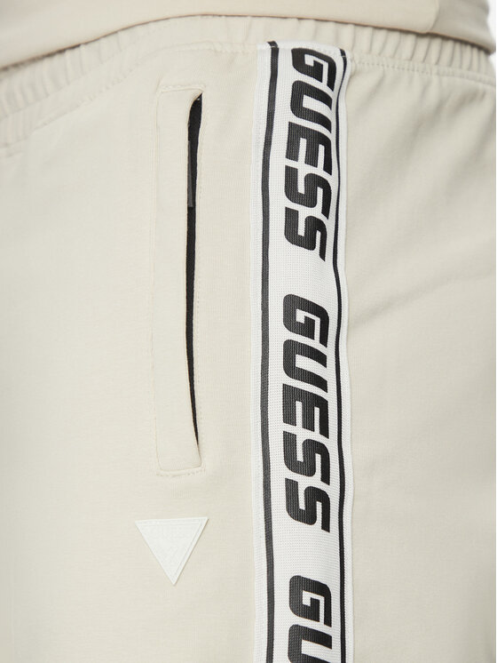 Guess Guess Sporta šorti Z2YD02 K6ZS1 Écru Regular Fit