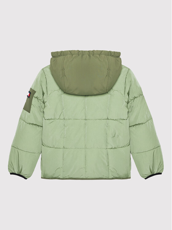 Tommy Hilfiger Tommy Hilfiger Kurtka zimowa Detachable Hood KB0KB06669 D Zielony Regular Fit