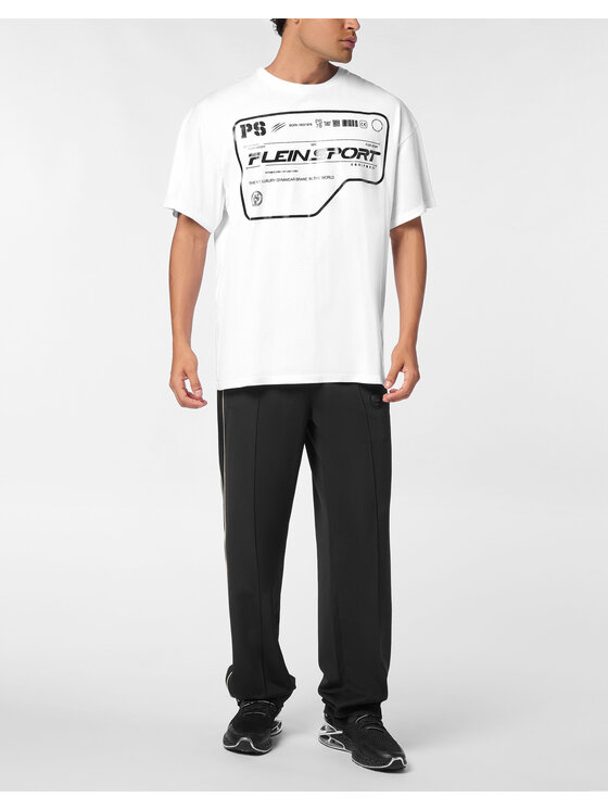 Plein Sport Plein Sport T-shirt 24053 Bianco Regular Fit