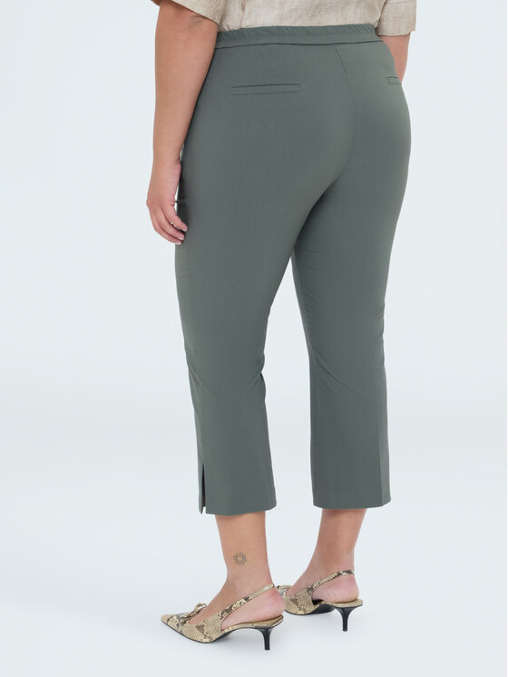 Fiorella Rubino Fiorella Rubino Pantaloni di tessuto P708L002409N035 Verde Regular Fit