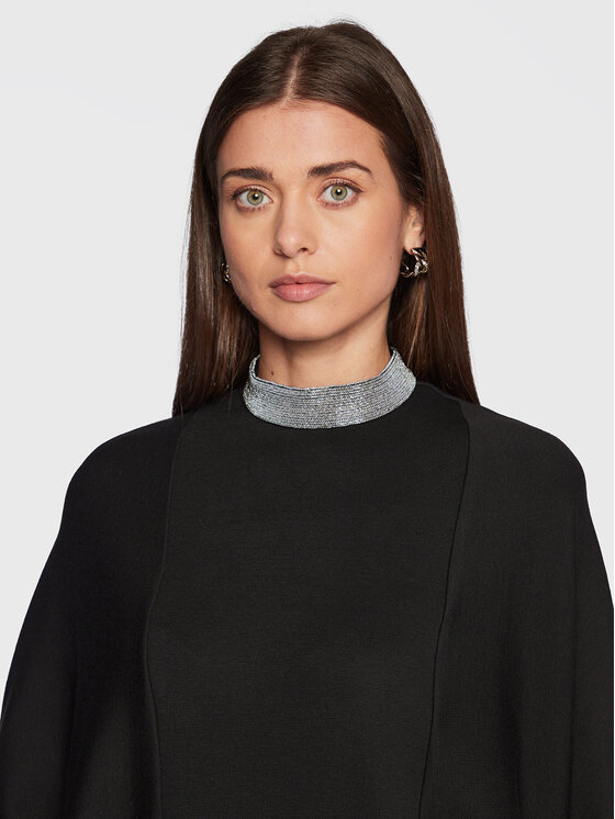 Nissa Nissa Bluse TOP13600 Schwarz Oversize