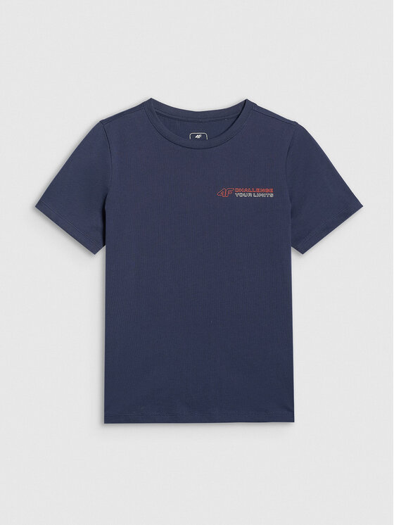 4F 4F T-Shirt URBAN COMMUTER Granatowy Regular Fit