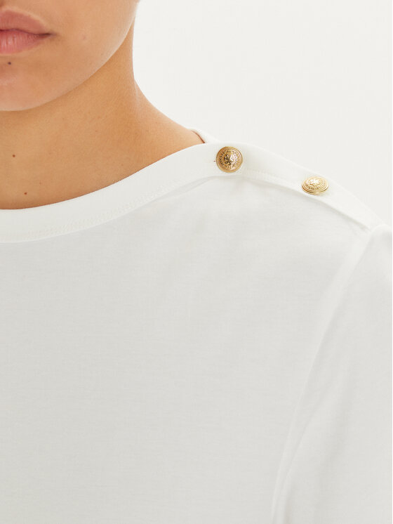 Tommy Hilfiger Tommy Hilfiger Palaidinė WW0WW42907 Balta Regular Fit