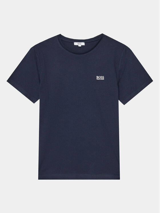 BOSS Boss T-särk J25P14 S Tumesinine Regular Fit