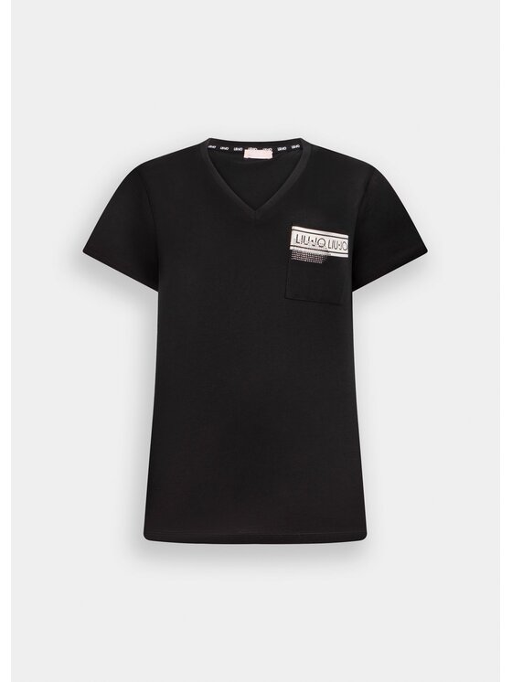 Liu Jo Liu Jo T-shirt TF5167JS923M9889 Nero Regular Fit