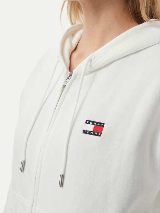 Tommy Jeans Tommy Jeans Hanorac Badge DW0DW23529 Crem Regular Fit