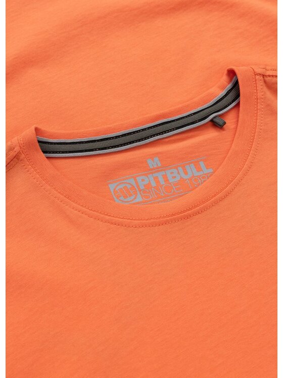 PITBULL PITBULL T-Shirt Koszulka męska DOG SD 3XL Pomarańczowy Regular Fit