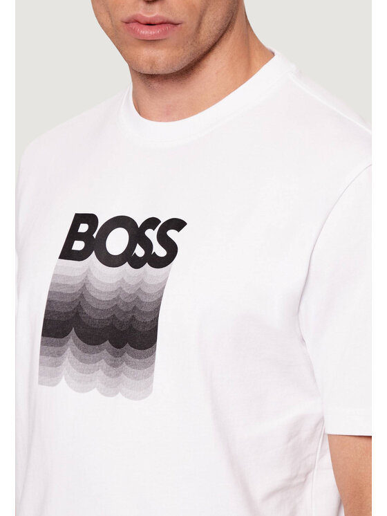 BOSS BOSS T-shirt Te_Insignia 10276567 Bianco Casual Fit