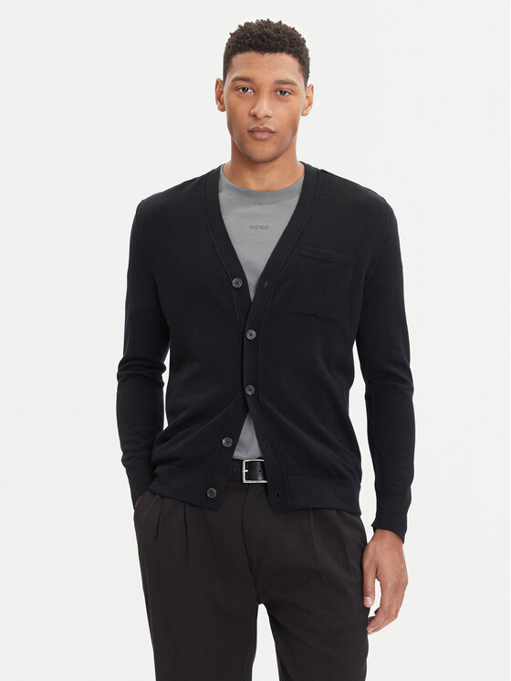 Marc O'Polo Marc O'Polo Strickjacke 529 5063 61042 Schwarz Regular Fit