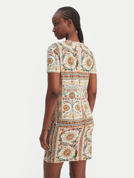 Just Cavalli Just Cavalli Vsakodnevna obleka 80PAOE02 CJ112 Bež Slim Fit