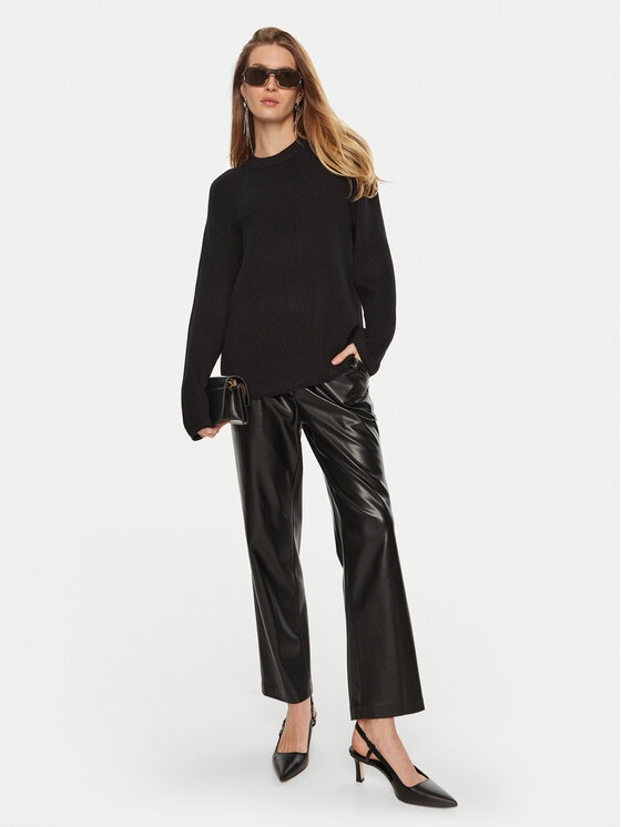 MICHAEL Michael Kors MICHAEL Michael Kors Πουλόβερ MF460YPF2G Μαύρο Relaxed Fit