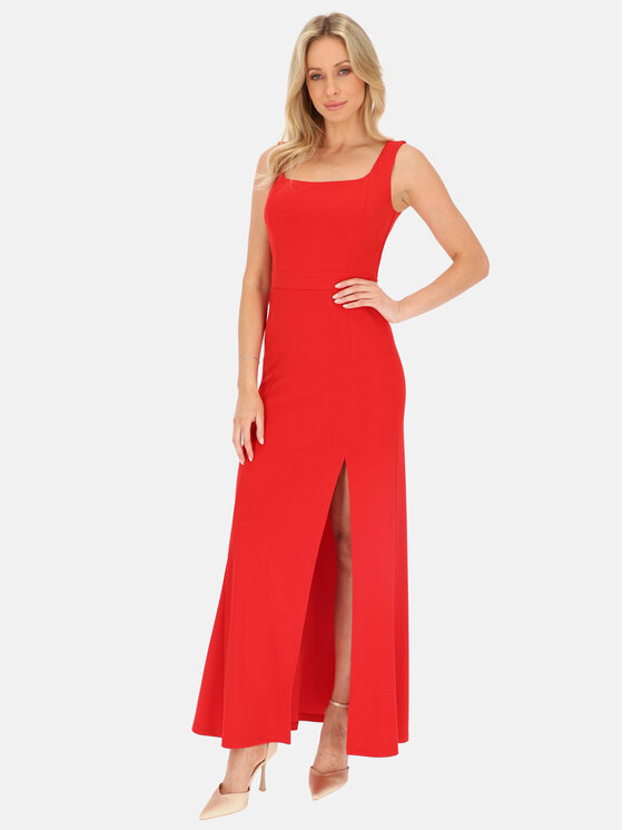L’AF L’AF Sukienka wieczorowa Katti Czerwony Slim Fit