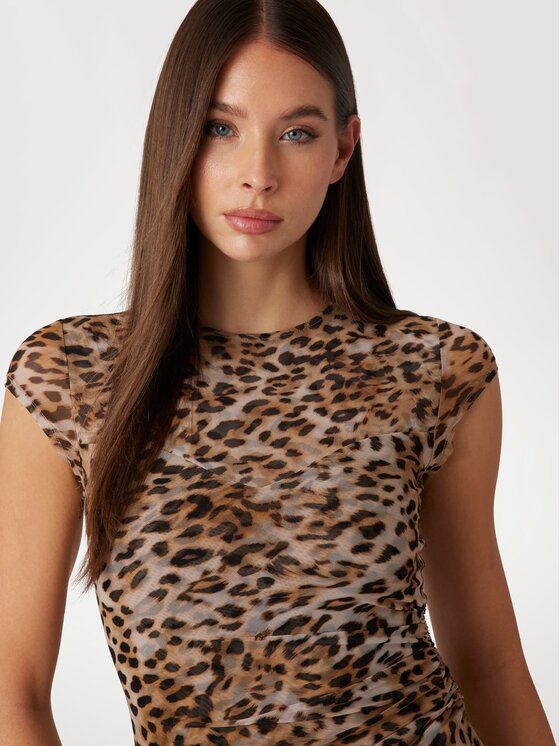 Guess Guess Sukienka 147967 Kolorowy Classic Fit
