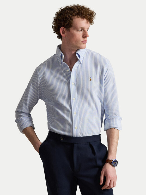 Polo Ralph Lauren Cămașă 710B25852001 Albastru deschis Regular Fit