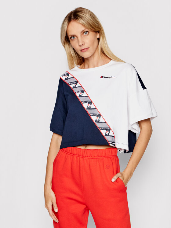 T-shirt Colour Block Jacquard Logo Tape 112767