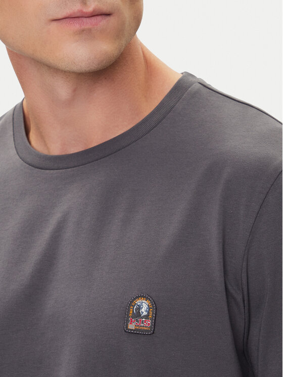 Parajumpers Parajumpers T-shirt Patch 25WMPMTSEY29 Siva Regular Fit