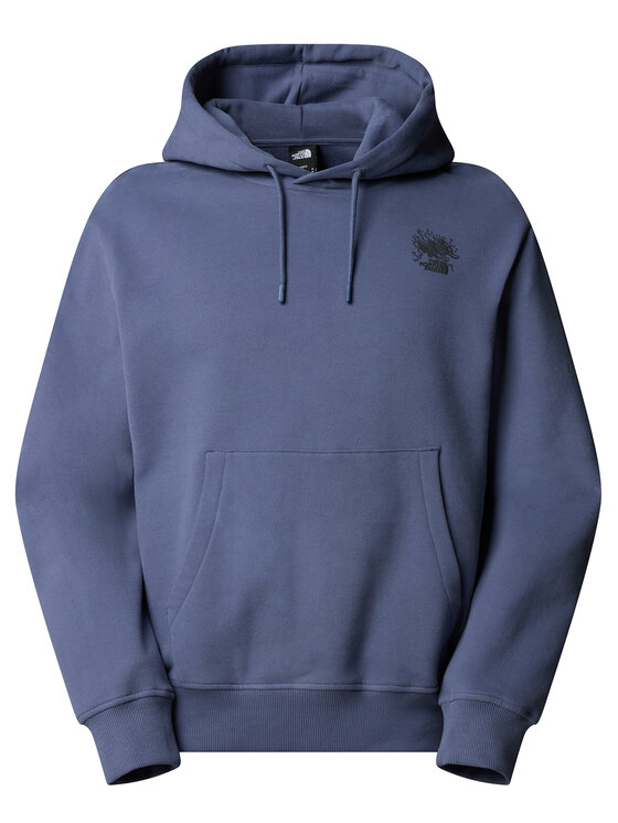 The North Face The North Face Mikina Powder Days NF0A8E4G Modrá Relaxed Fit