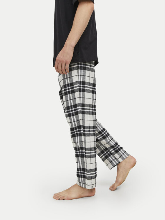 Jack&Jones Jack&Jones Spodnie piżamowe Crimon 12182711 Beżowy Regular Fit