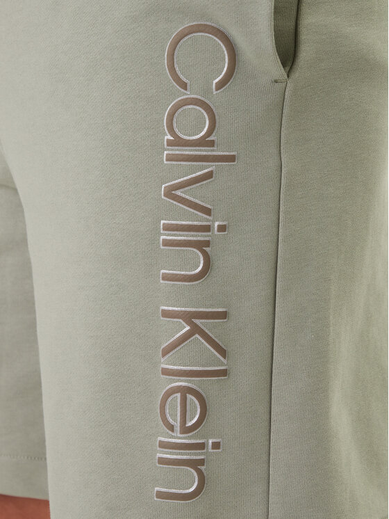 Calvin Klein Calvin Klein Szorty sportowe LV04LF240G Beżowy Regular Fit