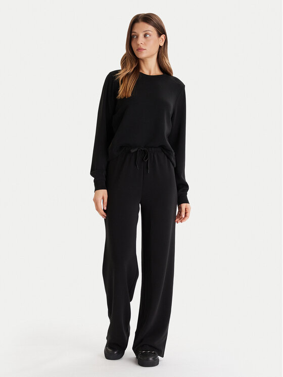 ONLY ONLY Pantaloni trening Maya 15361169 Negru Regular Fit
