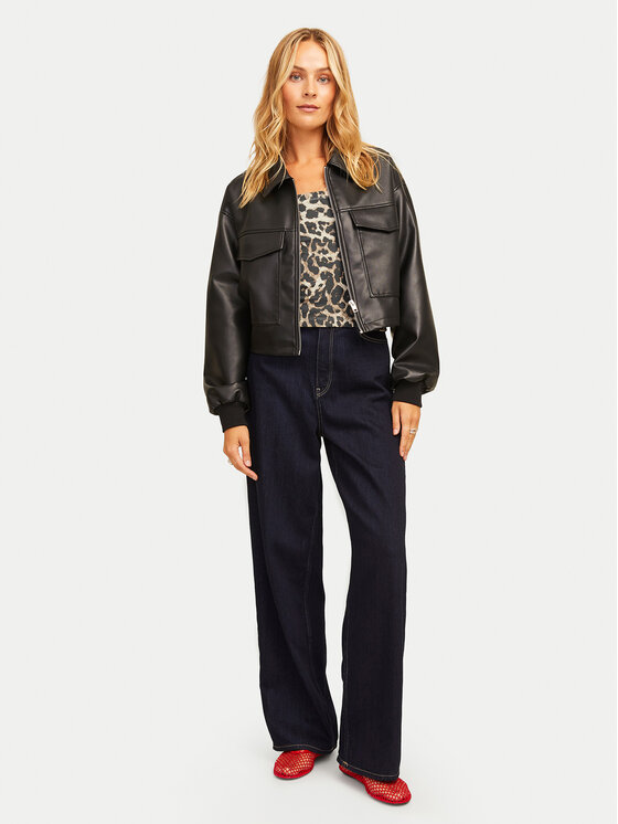 JJXX JJXX Top Fiona 12280486 Brązowy Slim Fit