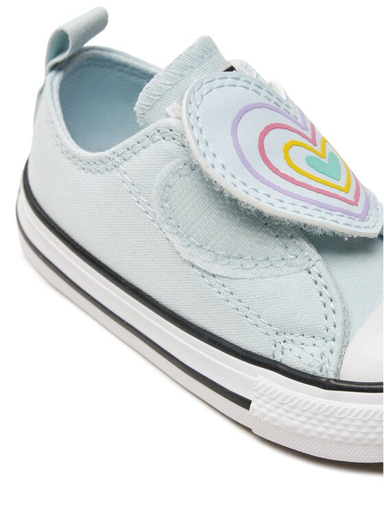 Converse Converse Кецове Chuck Taylor All Star Heart Strap Easy-On A08380C Сив