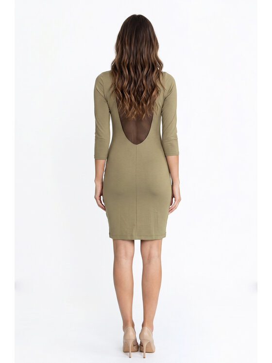 FIGL FIGL Sukienka koktajlowa M1351 Zielony ciemny Straight Fit