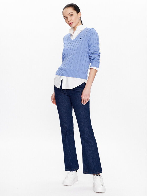Polo Ralph Lauren Polo Ralph Lauren Megztinis 211891641003 Mėlyna Slim Fit