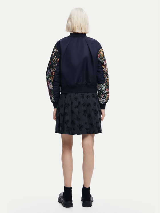 Desigual Desigual Яке бомбър Roterdam 24WWEWB1 Черен Regular Fit