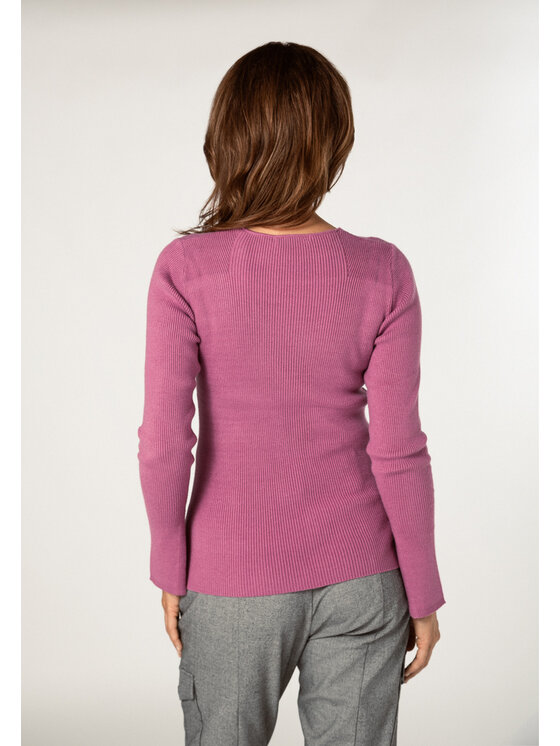 QUIOSQUE QUIOSQUE Svetr 6TR001 Růžová Regular Fit