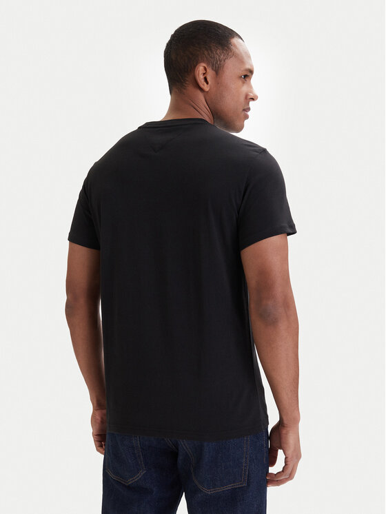 Tommy Jeans Tommy Jeans Póló DM0DM22538 Fekete Slim Fit