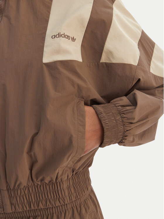 adidas adidas Світшот Blocked Washed KD8787 Коричневий Oversize