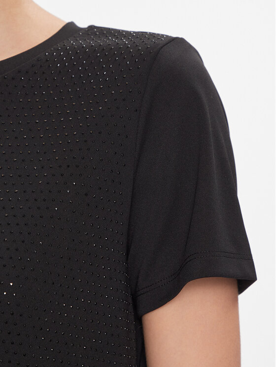DKNY DKNY T-Shirt P3JHXDNA Czarny Regular Fit