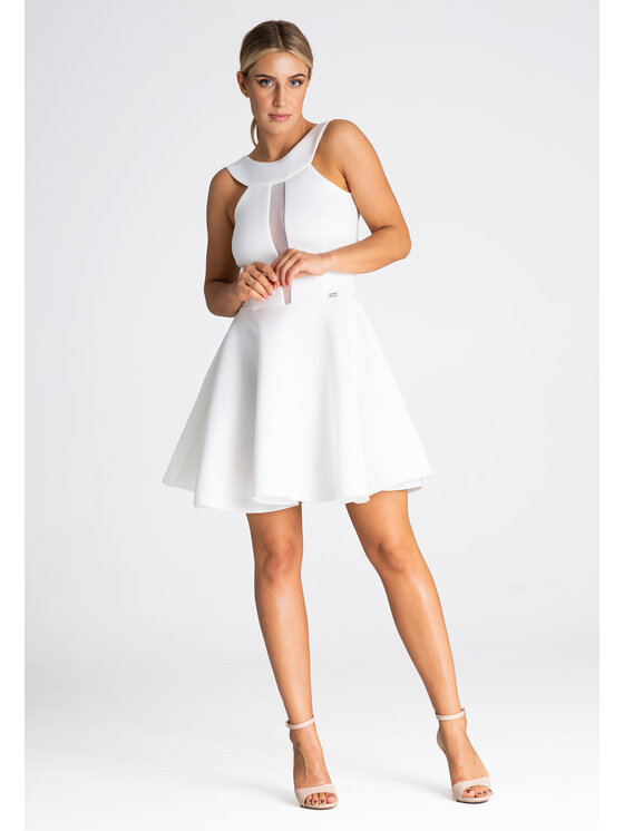 FIGL FIGLFIGL Vestito M974 Bianco Regular Fit
