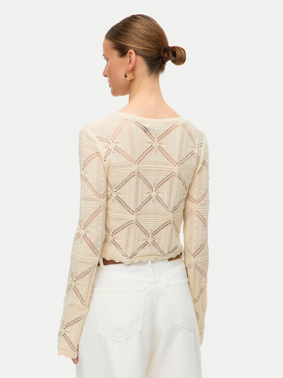 Vero Moda Vero Moda Pletena jopica Lola 10337188 Bež Regular Fit