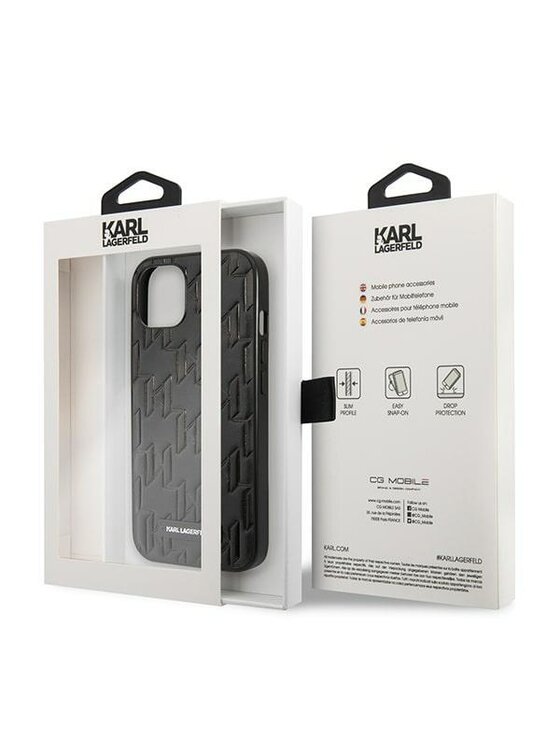 KARL LAGERFELD KARL LAGERFELD Etui na telefon iPhone 13 mini Czarny