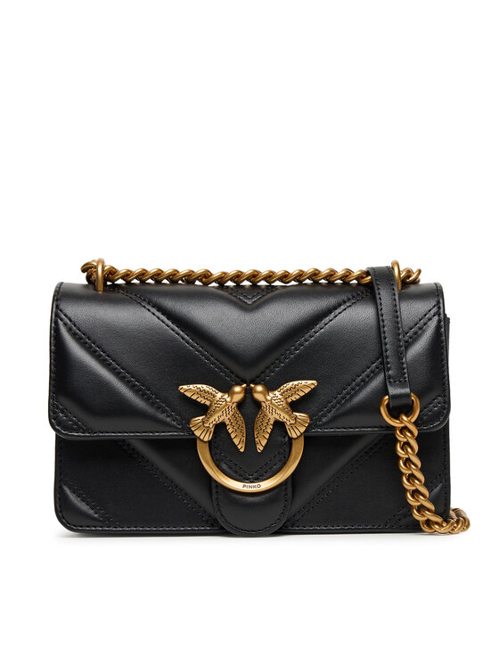 PINKO PINKO Käekott Love One Mini Light Dc. Al 25-26 PLTT 104550 A2OS Must