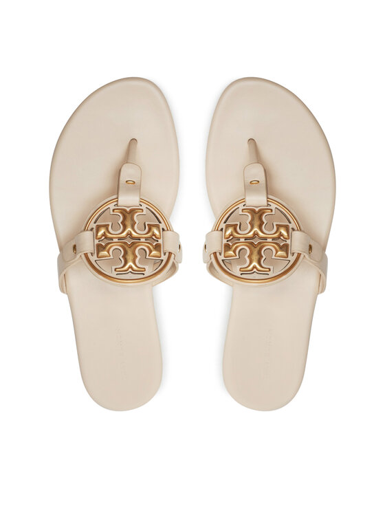 Tory Burch Tory Burch Čības uz pirksta Miller 136593 Écru