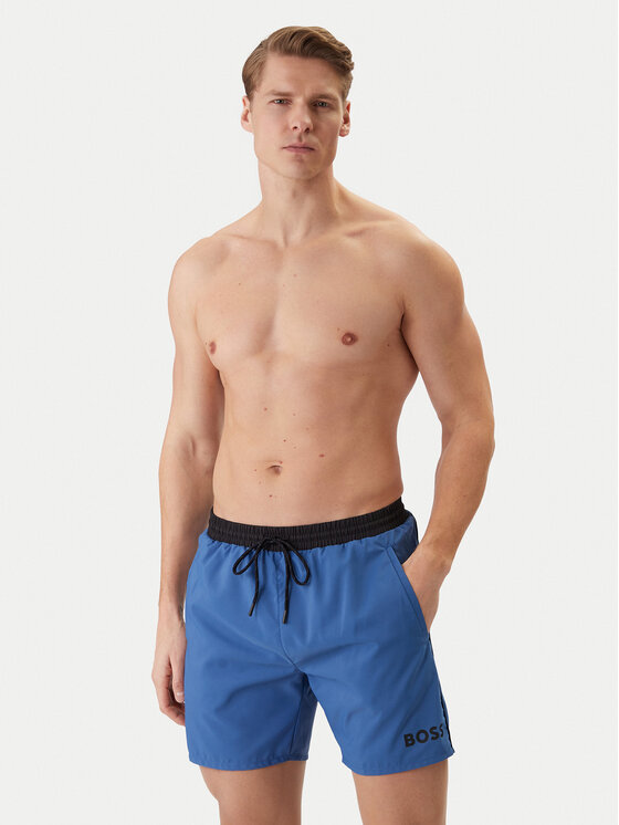 BOSS BOSS Plavecké šortky Starfish 50514429 Modrá Regular Fit