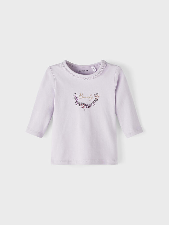NAME IT NAME IT Μπλουζάκι 13210028 Μωβ Regular Fit